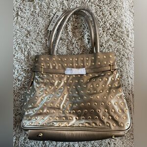 Vintage The Find Gold Studded Purse, Wallet, and Coin Purse Matching Set NWT